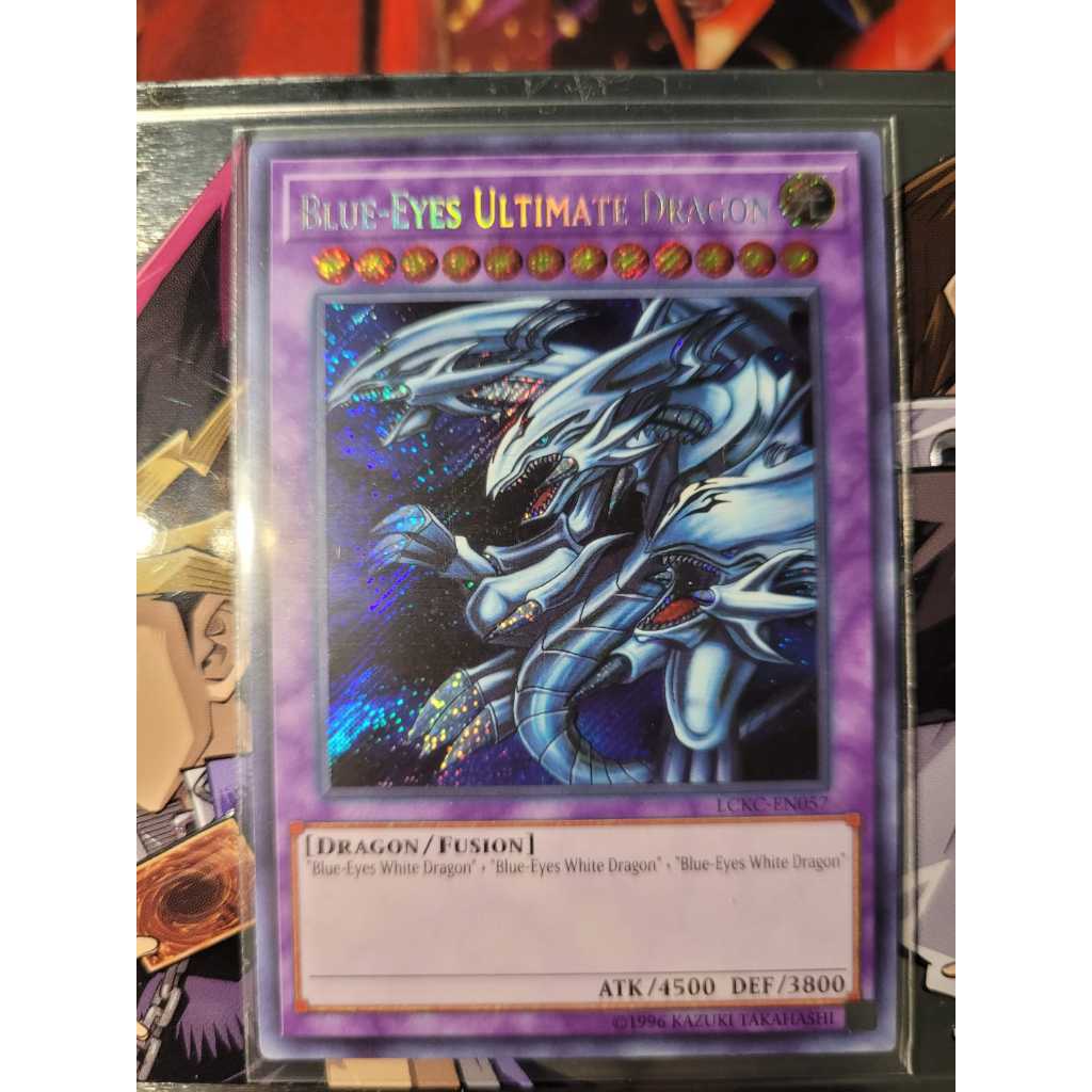 Blue-Eyes Ultimate Dragon - Dragão Definitivo de Olhos Azuis - Raridade SECRET RARE - Yugioh! Original Konami.