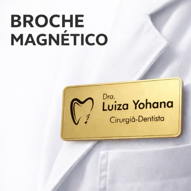 Broche Magnético Personalizado com Logo Cracha Bottons Premium!