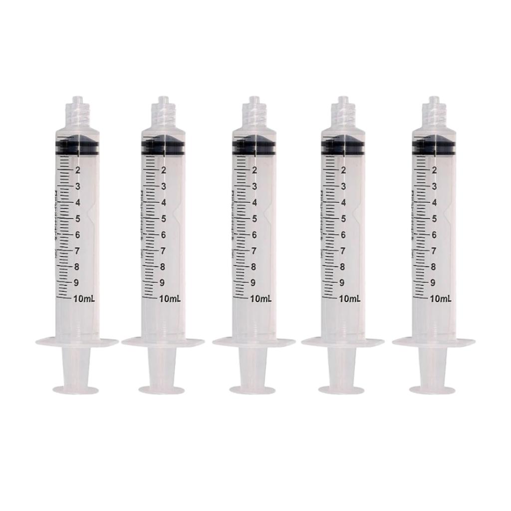 5x Seringa 10Ml Bico Luer Slip S/ Agulha - Descarpack