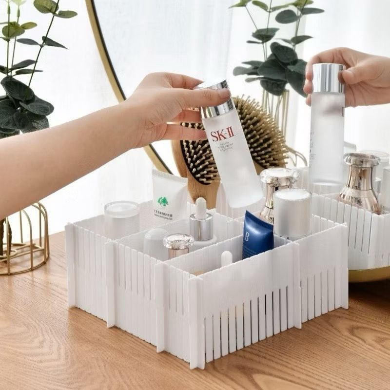 Organizador De Gaveta Ajustável 24 Divisórias Para Melhor Organização em Oferta na Shopee