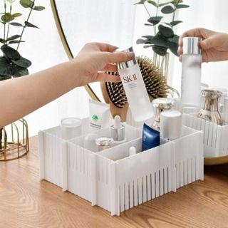 Organizador De Gaveta Ajustável 24 Divisórias Para Melhor Organização em Oferta na Shopee