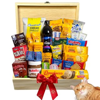 Cesta Bau De Cafe Da Manhã Chocolate Presente Aniversario em Oferta na Shopee