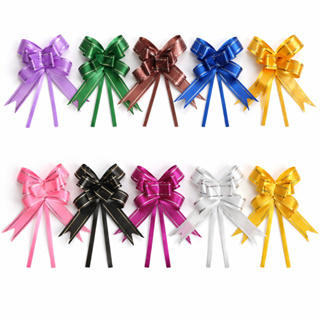 Laço Pronto Friso Prata P, M e G com 10und.| 12mmx220mm | 18mmx330mm | 30mmx480mm em Oferta na Shopee