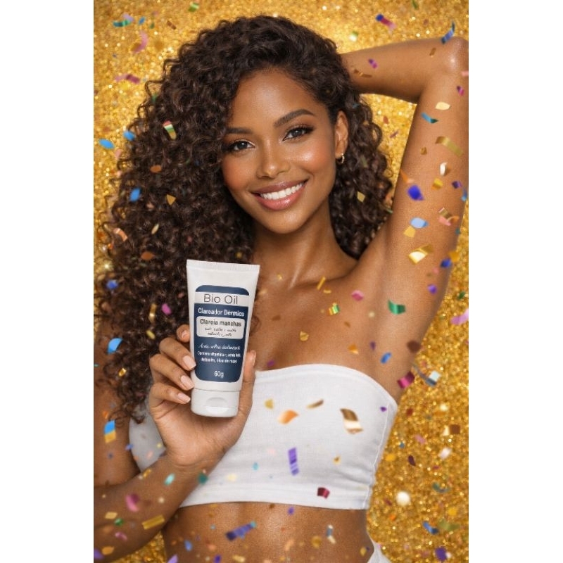 Creme clareador axilas e virilha corporal 60g em Oferta na Shopee