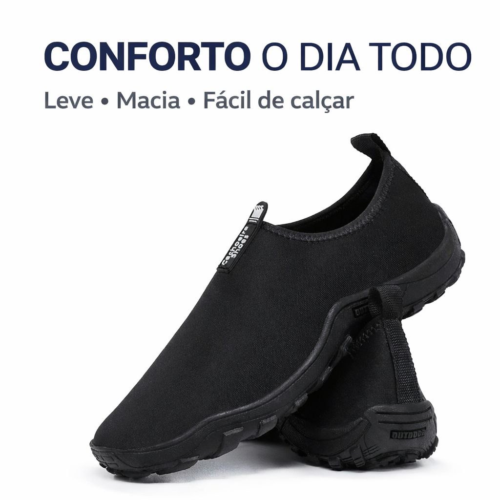Tênis Masculino Feminino Impermeável Antiderrapante Confortável Leve Flexível Neoprene Estilo Sapatilha Náutica