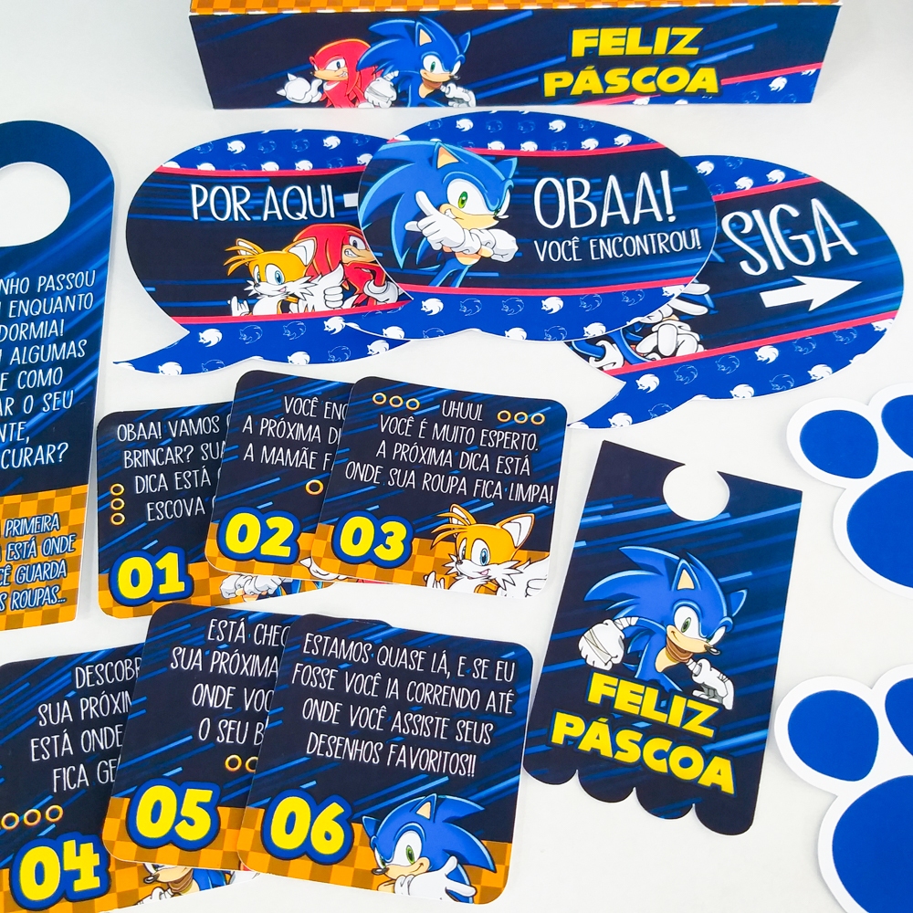 CAÇA AOS OVOS ESPECIAL DE PÁSCOA SONIC– BRINCADEIRA CHOCOLATE ALEGRIA PÁSCOA DIVERSÃO