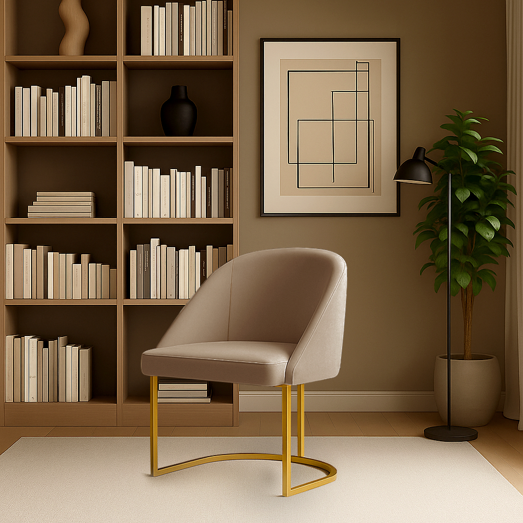 Cadeira Lua Base De Ferro /Poltrona/Decoração/Sala/Quarto/Cozinha/Varias Cores em Oferta na Shopee