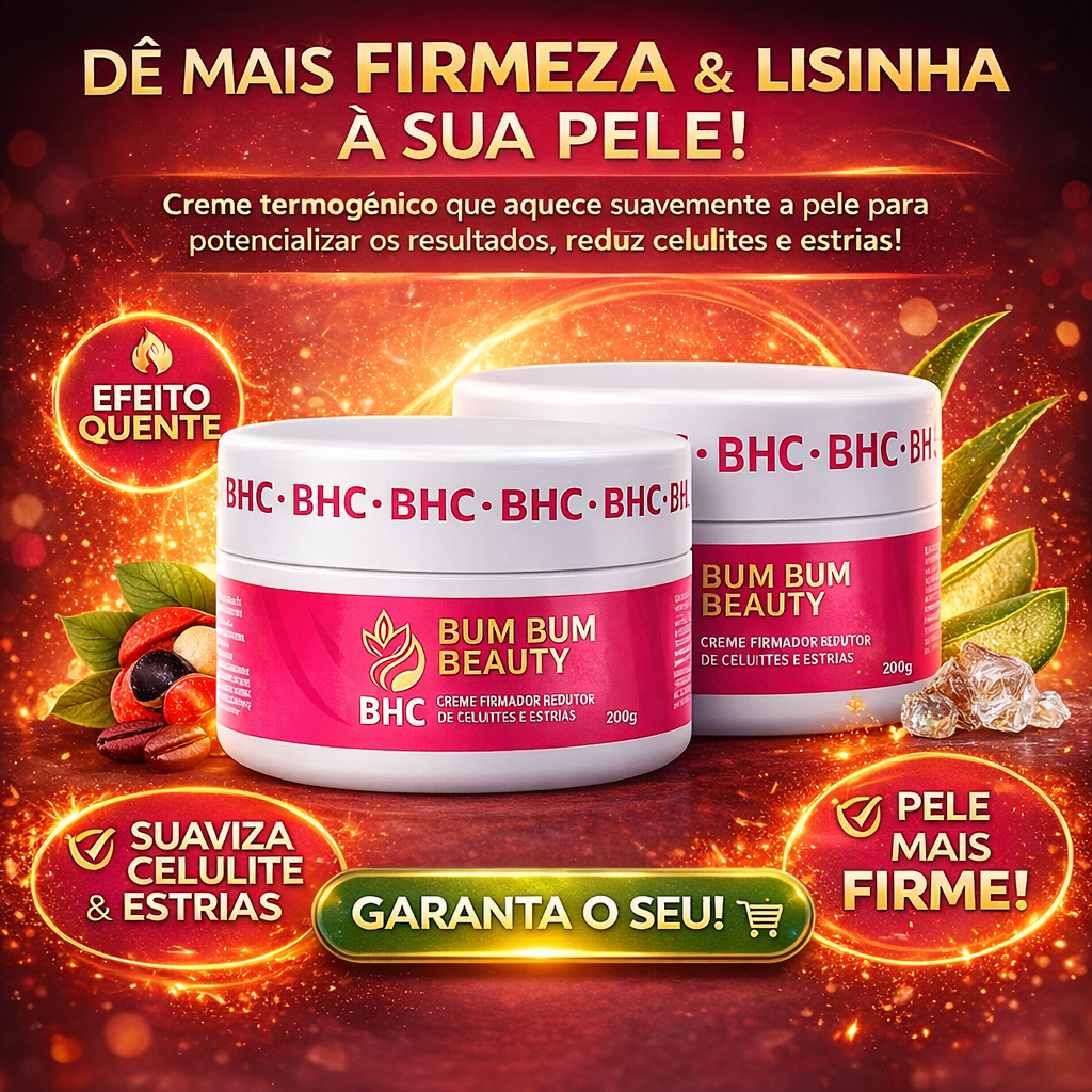 BHC BUMBUM BEAUTY CREME PARA CELULITE 2 UNIDADES