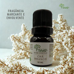 Essência Chá Branco Florest Brasil Original Aroma Sofisticado Para Difusor Aromatizador