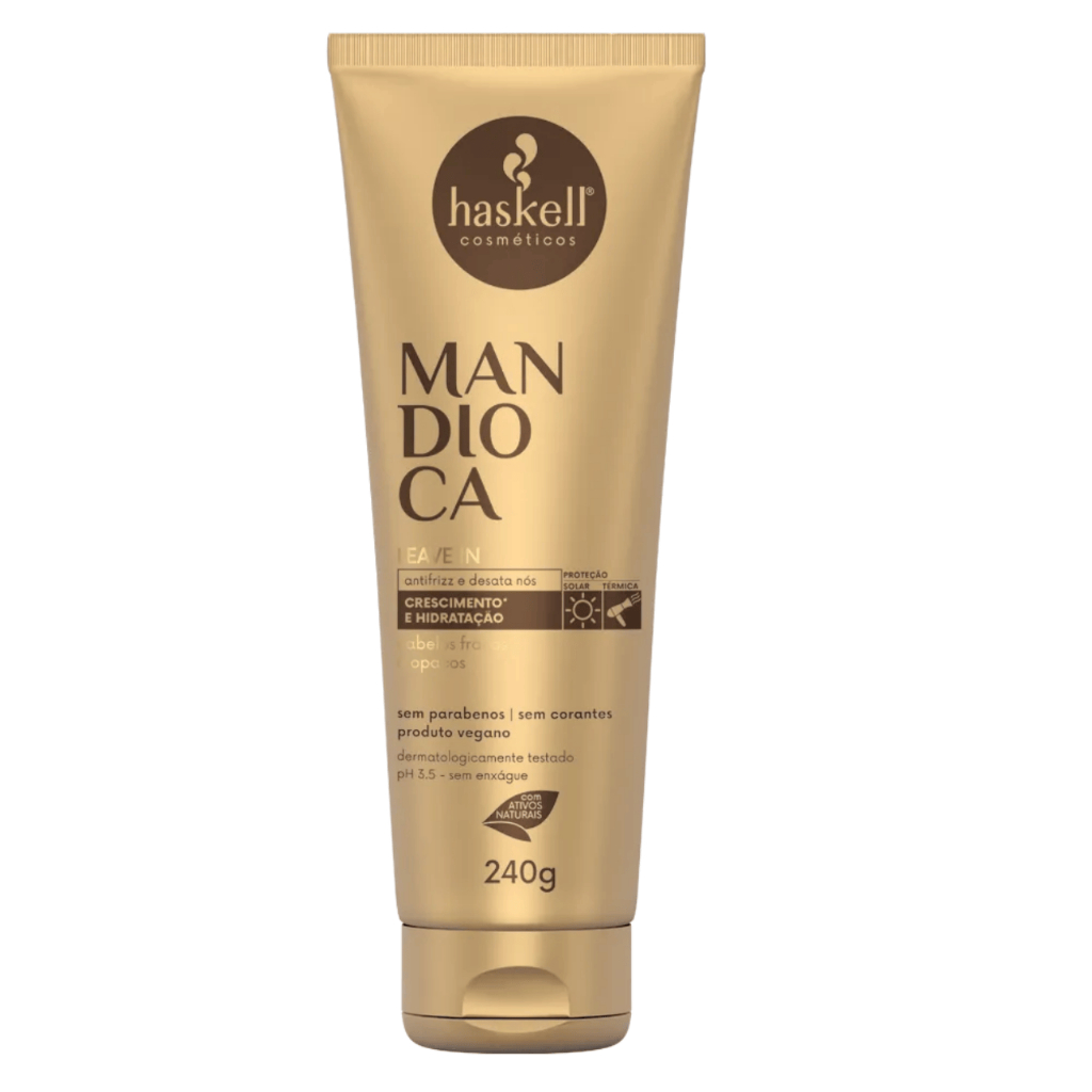 Leave in Haskell Crescimento e Hidratação Mandioca 240g
