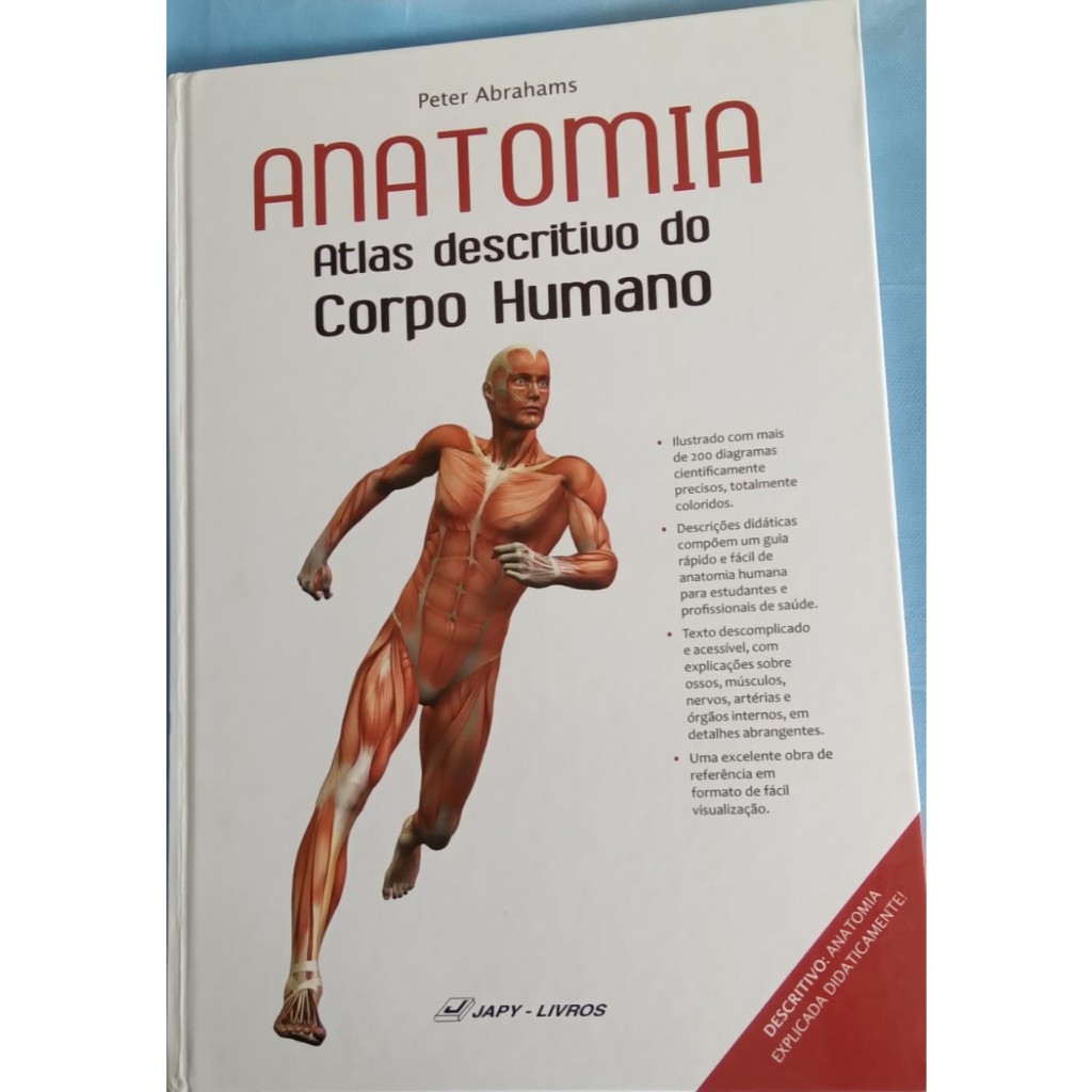 Livro Anatomia: Atlas descritivo do Corpo Humano (usado)
