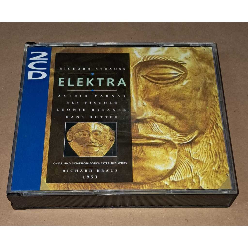 Cd Duplo  importado Strauss Elektra Fischer, Varnay Richard Kraus (caixinha quádrupla)