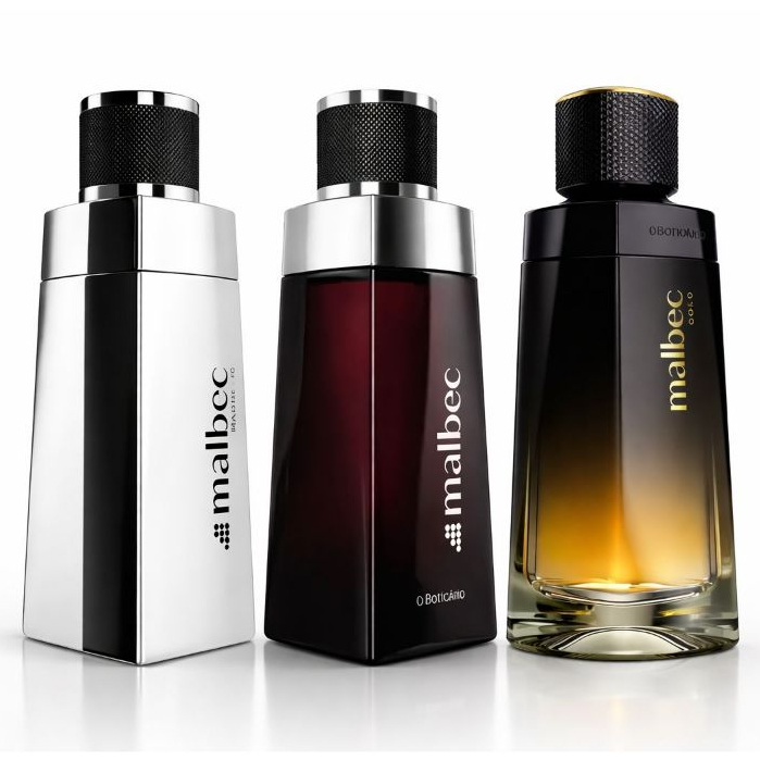 Kit 3 Perfumes Premium Aroma Marcante Fixação Superior Projeção Intensa