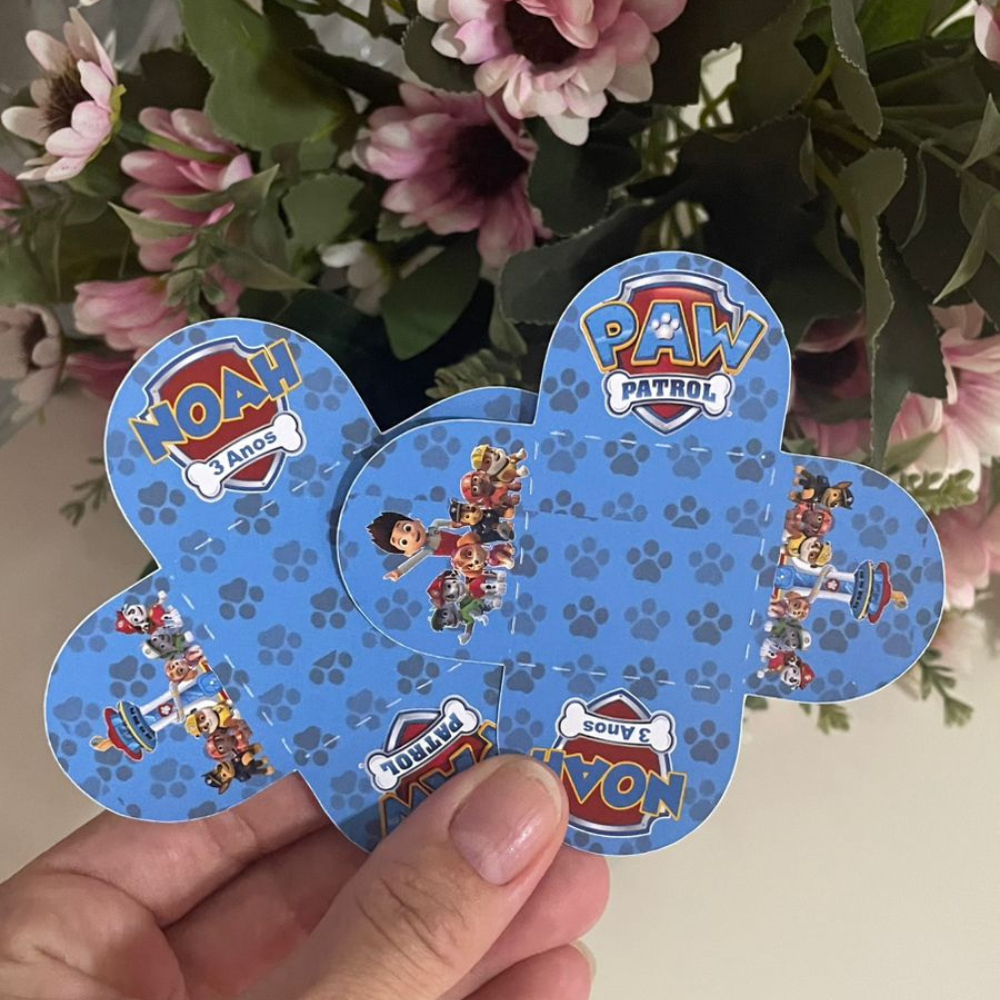 Forminha docinho personalizada Patrulha Canina Forminha Brigadeiro Forminha  aniversário