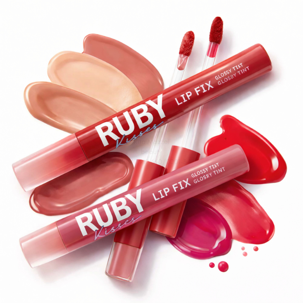 LIP FIX GLOSSY TINT RUBY KISSES – BRILHO, COR E CONFORTO NOS LÁBIOS