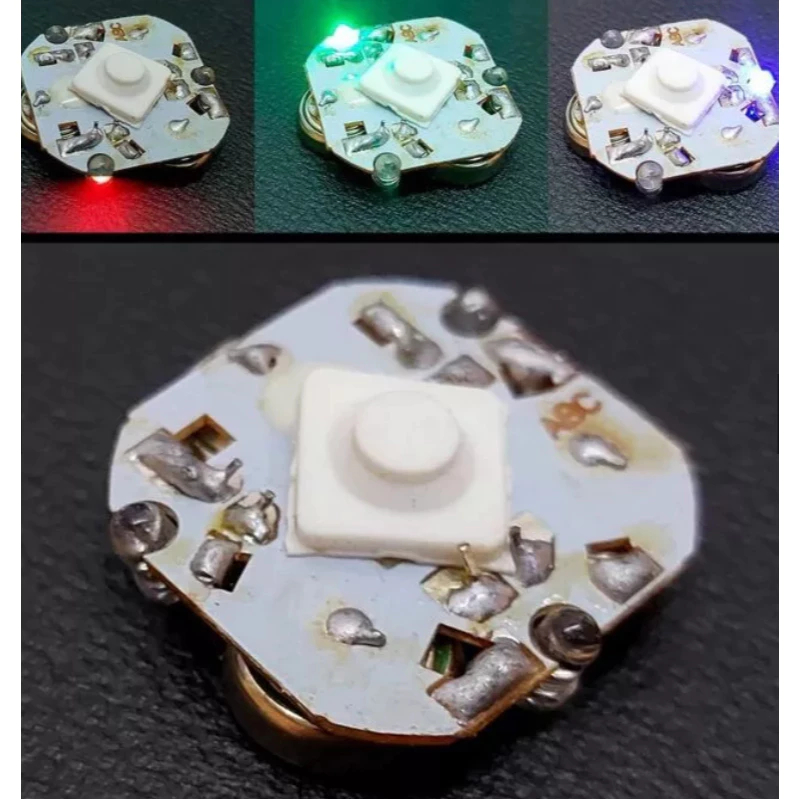 Kit Com 10/20/30/40 Peças Botão De Led Para Festas Copo Miolo De Led Pisca Pisca Atacada