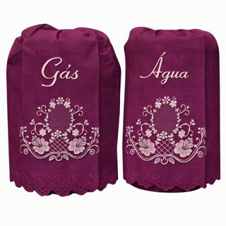Kit Capa Impermeável para Galão de Água 20L + Capa para Botijão de Gás| Bordado em Oferta na Shopee