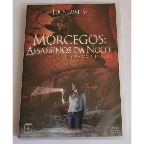 Dvd Morcegos: Assassinos da Noite, Lucy Lawless, Dublado/legendado