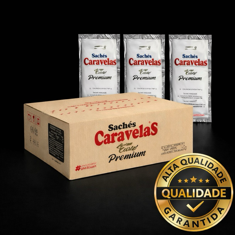 Açúcar Sachê Cristal Caravelas Premium Cx. 1.000un De 5g em Oferta na Shopee