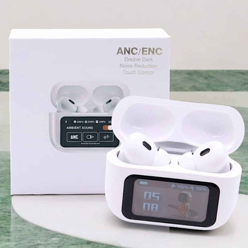 Fone De Ouvido Bluetooth Sem Fio TWS A9 Pro Touch Screen ANC em Oferta na Shopee