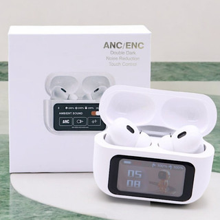 Fone De Ouvido Bluetooth Sem Fio TWS A9 Pro Touch Screen ANC
