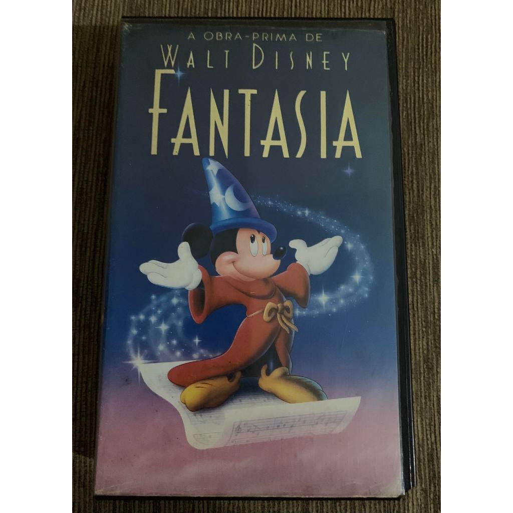 Disney Vhs Mickey Fantasia Ler Descrição Toda