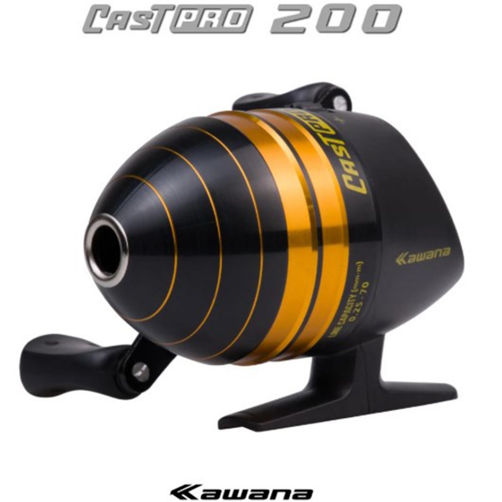 Carretilha Spincast CAST PRO 200 Kawana - Front em Aluminío