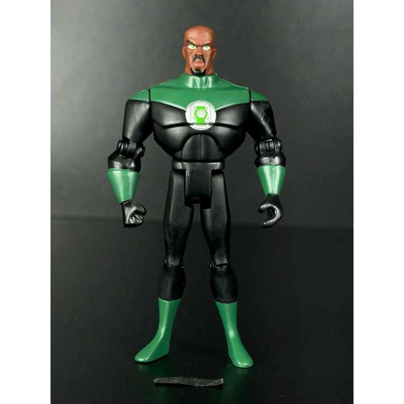 Boneco Articulado Action Figure Mattel JLU - Lanterna Verde John Stewart Clássico 1 - Liga da Justiça Sem Limites