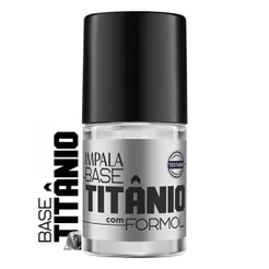Esmalte Impala Base Titânio Fortalece e Endurece Unhas - Tratamento Manicure Pedicure