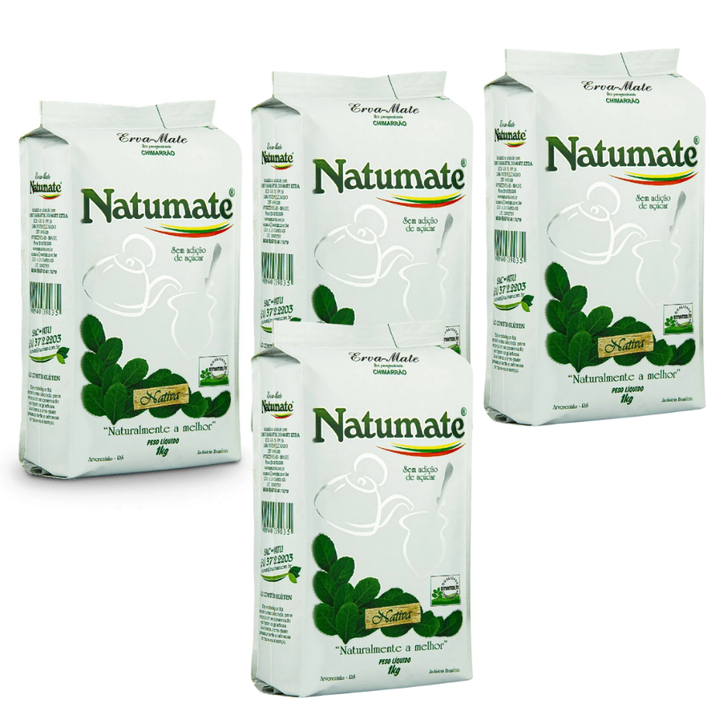 Erva Mate Chimarrão Natumate Nativa ou Reserva Especial O Verdadeiro Sabor do Rio Grande da Sul