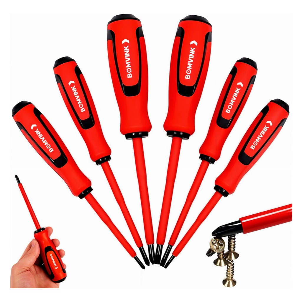 Kit Jogo De 6 Chaves Fenda E Philips Isolada Imantada em Oferta na Shopee