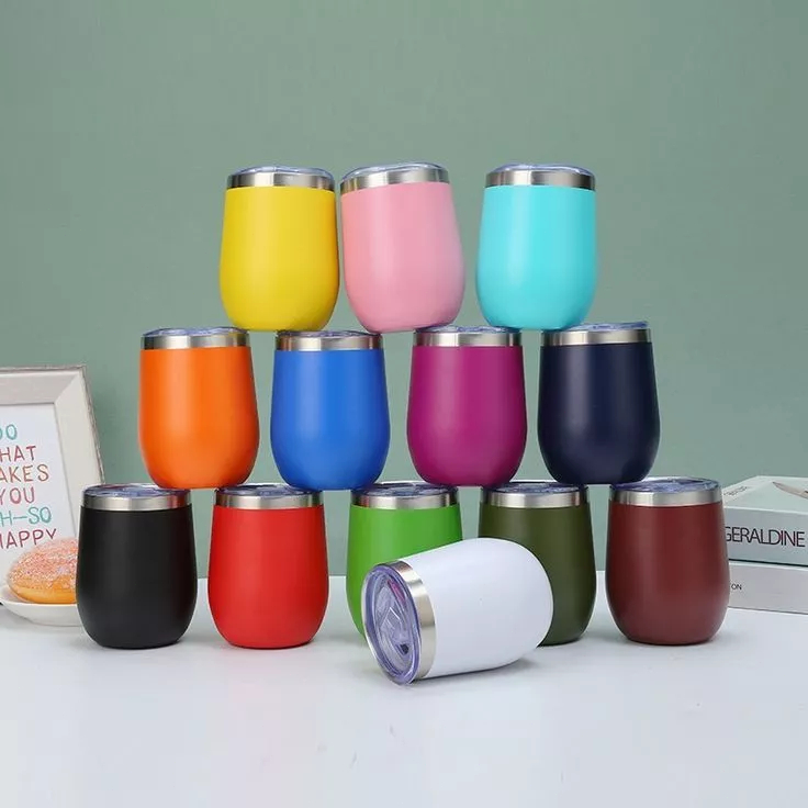 Copo Ovo Cuia Térmica 350ml Em Inox Com Tampa Acrílica Envio Imediato-Cores completas em Oferta na Shopee