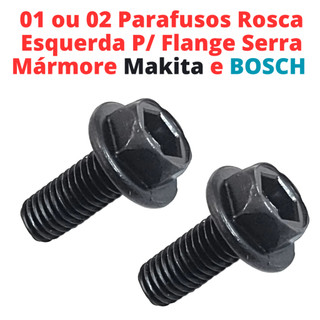 Parafuso Rosca Esquerda para o flange da Serra Mármore Makita e Bosch