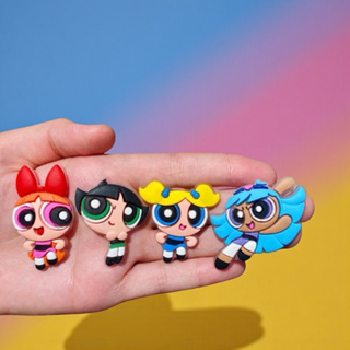 KIT 12 und  Apliques Emborrachado Meninas Super Poderosas Geek Fofo em Oferta na Shopee