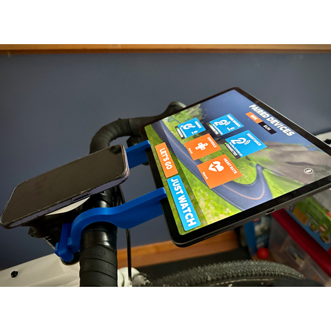 Suporte iPad / Tablet / iPhone / Smartphones – Treino Indoor Zwift