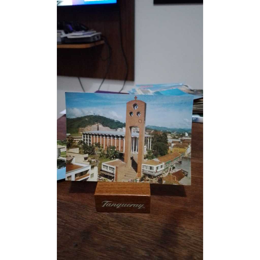 Cartão Postal Antigo - Blumenau SC - Igreja Matriz São Paulo Apostolo