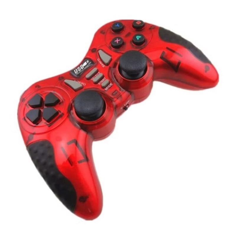 Controle sem fio vermelho para PC, Ps3, ps2 PS1 Celular Android, Tablete e Box Tv. SMart TV