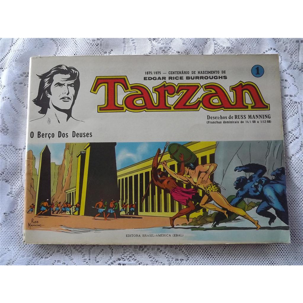 Tarzan por Russ Manning 01 - O Berço dos Deuses - EBAL ano 1976