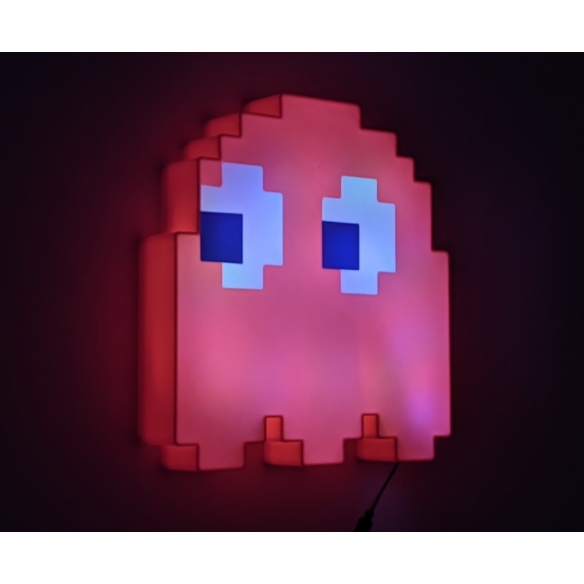 Luminária Jogo Game Pac Man Lâmpada Light Box Caixa de Luz Personalizada