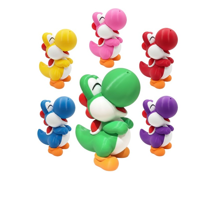 Boneco Yoshi de Super Mario Multicores