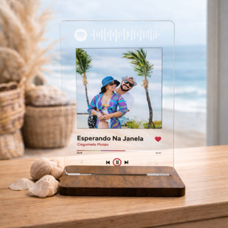 Quadro Spotify Personalizada em Acrílico com Foto em Oferta na Shopee