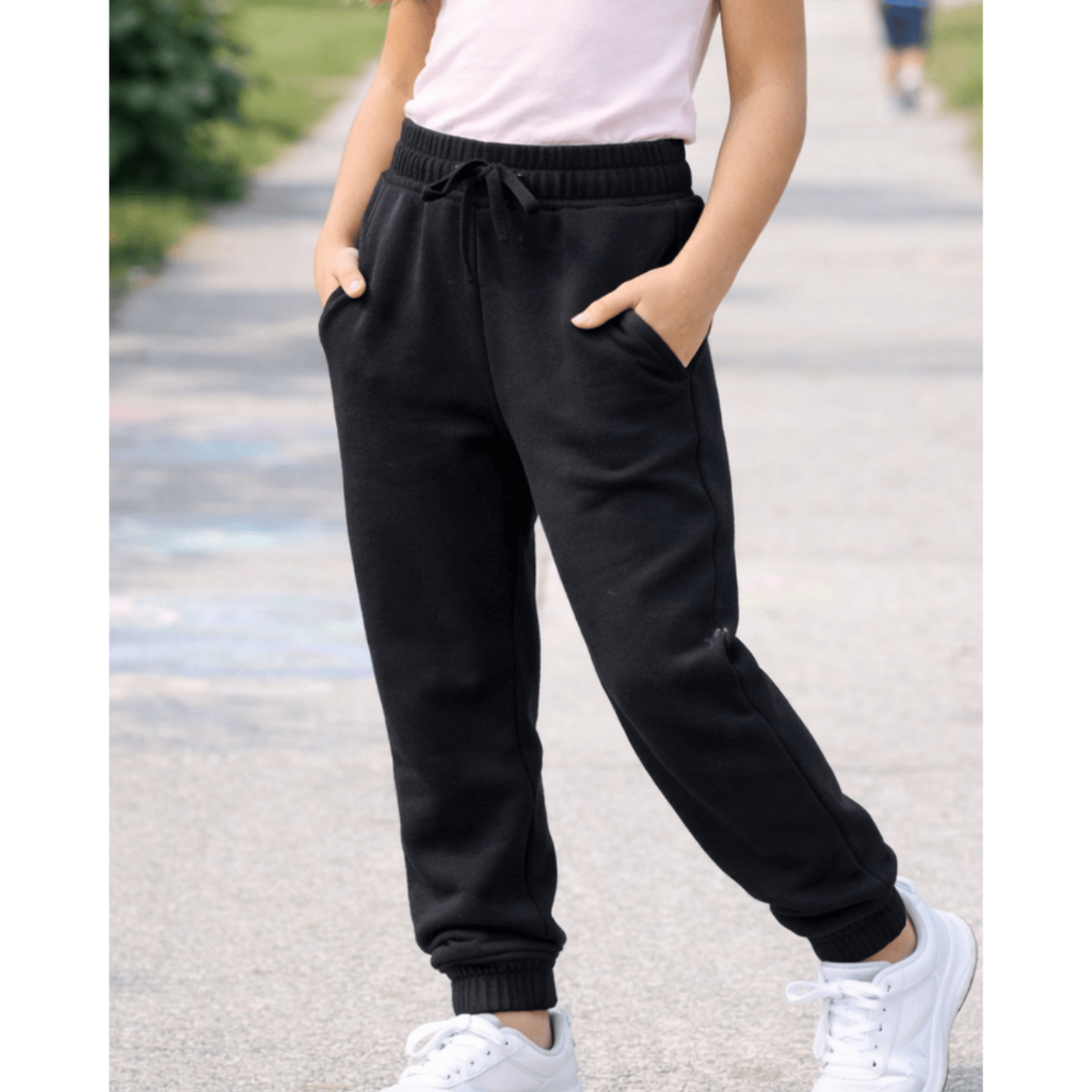 Calça moletom infantil e juvenil menina ,reforçada com bolso,frio promoção moletinho e moletom