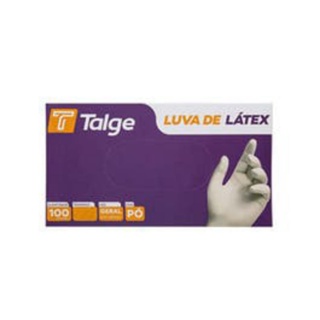 LUVAS DE LATEX PROCEDIMENTO COM PÓ ** M **  - TALGE COM 100 UN em Oferta na Shopee