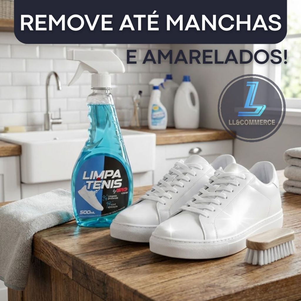 Limpa Tênis Branco 500ml Remove Manchas Amarelado Odores Sapatos Tênis Couro Tecido Borracha Rápida Limpa Tênis Branco 500ml Remove Manchas Amarelado Odores Sapatos Tênis Couro Tecido Borracha Rápida