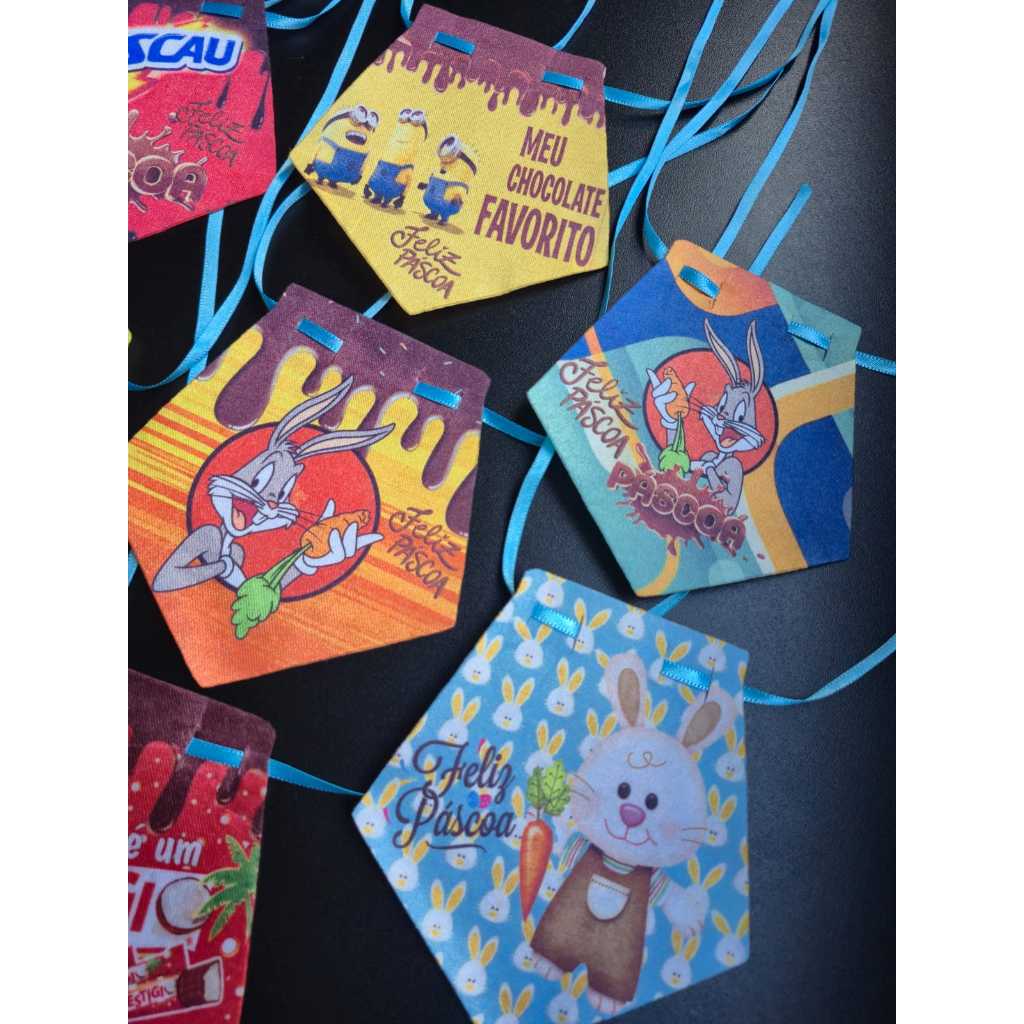 Kit Gravatinhas Pet Páscoa 2026 Pet Shop Cães Gatos Macho Fêmea Banho Tosa