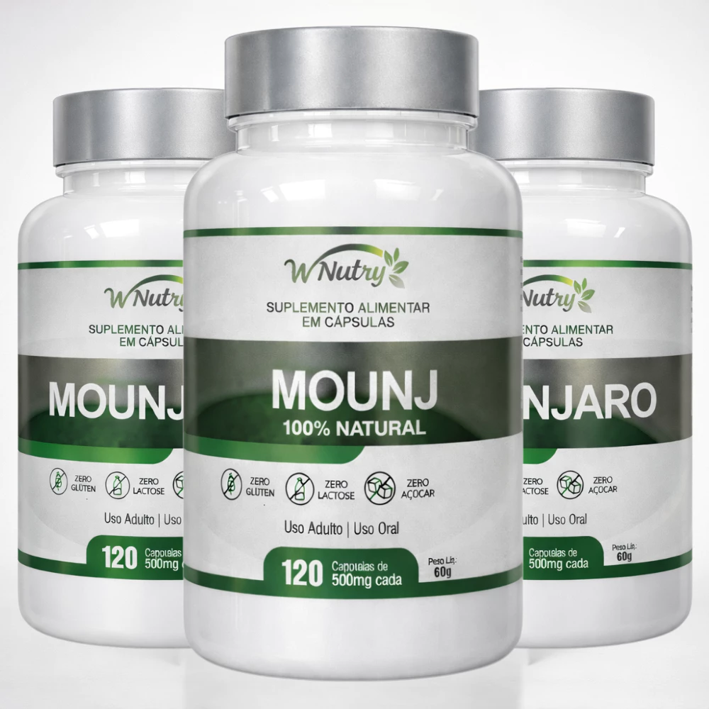 Psyllium + Quitosana + Glucomannan + Spirulina | Suplemento Alimentar Com Ingredientes Naturais 120 Cápsulas — imagem 1