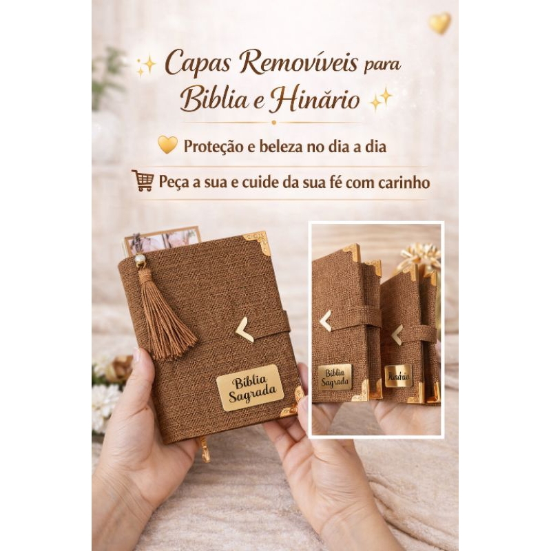 Capa para bíblia CCB 14x11x3 |confirmar as medidas no Chat|