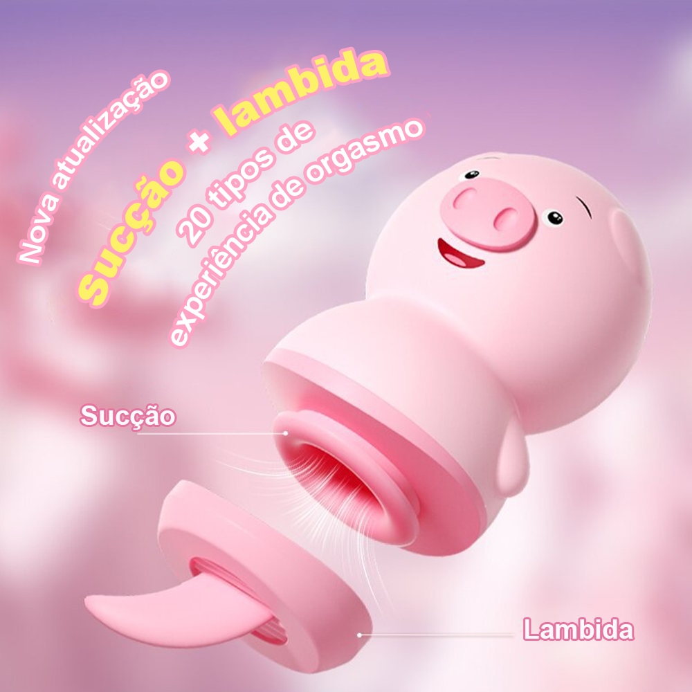 Vibrador Feminino Suga e Lambe Recarregavel Design Discreto- 6 modos de vibraçã em Oferta na Shopee