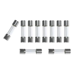 Fusível de Vidro 5x20 - 10A 250V Kit c/ 10 peças