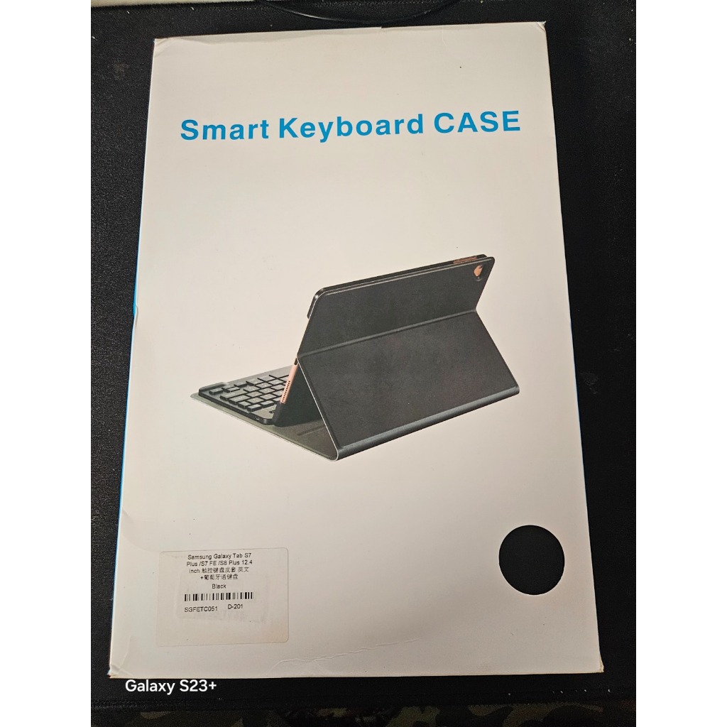 Case Teclado Tab S10 Plus - S9 Fe Plus - S7 Fe - 12.4 Novo